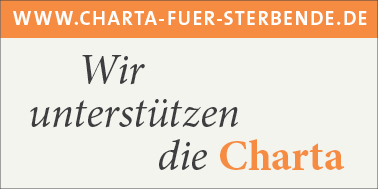 Logo - Wir unterstützen die Charta zur Betreuung schwerstkranker und sterbender Menschen